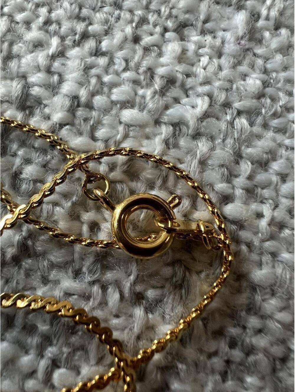 Smile Bar Rhinestone Necklace - Picture 6 of 7